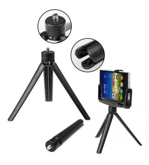 Universal Mini Tripod Stand Black